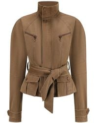 Oude Waag - Washed Belted Jacket - Lyst