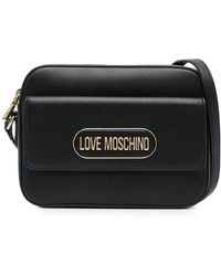 Love Moschino - Love Logo-Plaque Crossbody Bag - Lyst