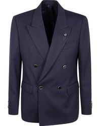 Lardini - Blazer Met Dubbele Rij Knopen - Lyst