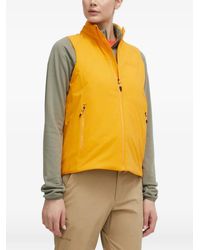 Marmot - Logo-Print Zip-Up Gilet - Lyst