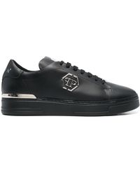 Philipp Plein - Hexagon Low-top Leather Sneakers - Lyst