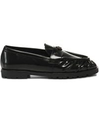 Pinko - Mocassins À Plaque Logo - Lyst