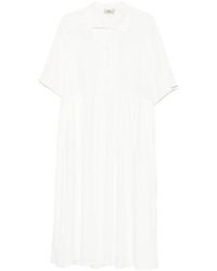Herno - Buttoned Midi Dress - Lyst