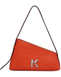 Karl Lagerfeld - Schoudertas Met Logoplakkaat - Lyst