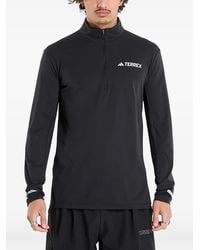 adidas - Terrex Xperior Half-Zip Long-Sleeve T-Shirt - Lyst