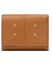 Maison Margiela - Zip Grained Leather Wallet - Lyst