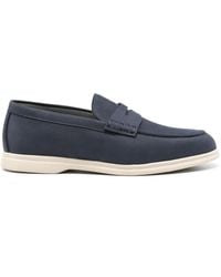 Corneliani - Penny-Slot Leather Loafers - Lyst
