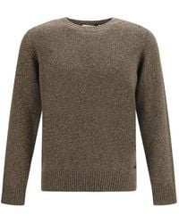 Brooksfield - Crew-Neck Ribbed-Trim Sweater - Lyst