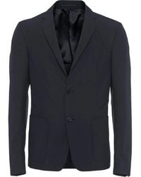 Prada - Einreihiges Popeline-Sakko - Lyst