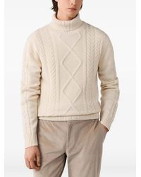 Hackett - Argyle Cable-Knit Knit - Lyst