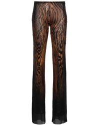 Jean Paul Gaultier - Pantaloni Con Stampa Astratta - Lyst