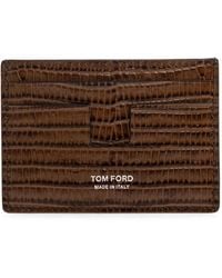 Tom Ford - Leather Card Holder - Lyst