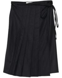 Barena - Pleated Wrap Skirt - Lyst