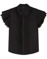 Lee Mathews - Tari Ruffled Lace Shirt - Lyst