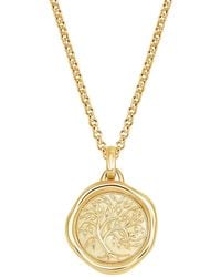 Dower & Hall - Tree Of Life Necklace - Lyst