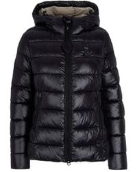 Blauer - Logo-Patch Puffer Jacket - Lyst