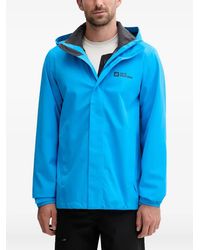 Jack Wolfskin - Trailtime 2L Hooded Zip-Up Performance Jacket - Lyst