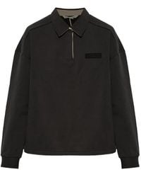 Rethinkit Studios - Oversized Logo-Patch Polo Shirt - Lyst