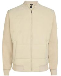 BOSS - Zip-Up Bomber Jacket - Lyst