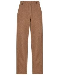 Loro Piana - Belt-Loop Straight Trousers - Lyst