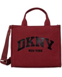 DKNY - Medium Hadlee Logo-Print Tote Bag - Lyst