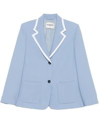 Iceberg - Contrasting-Trim Blazer - Lyst
