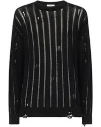 Laneus - Gestreifter Pullover - Lyst