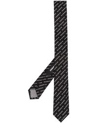 DSquared² - Cravate en soie à logo brodé - Lyst