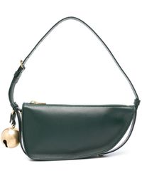 Burberry - Charm-detail Leather Shoulder Bag - Lyst