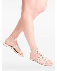 Gianvito Rossi - Cut-Out Detailing Sandals - Lyst
