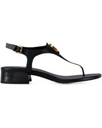 Michael Kors - Mckenzie Logo-Plaque Sandals - Lyst