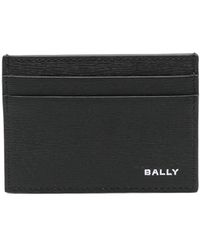Bally - Debossed-logo Leather Card Holder - Lyst