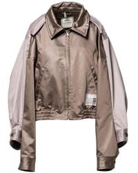 Maison Mihara Yasuhiro - Colourblock Zip Jacket - Lyst