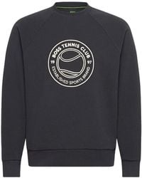 BOSS - Sweat Salbo À Motif Tennis Club - Lyst