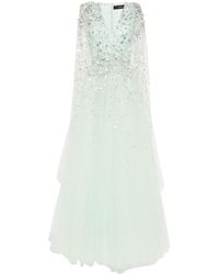 Jenny Packham - Alondra Sequin-embellished Cape Gown - Lyst