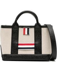 Thom Browne - Mini Tool Leather Tote Bag - Lyst