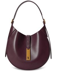 Polo Ralph Lauren - Polo Id Leather Shoulder Bag - Lyst