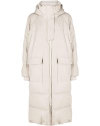 Brunello Cucinelli - Hooded Padded Coat - Women's - Polyester/cotton/polyamide/polyesterfeather Downnylon - Lyst
