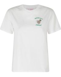MC2 Saint Barth - Emilie Crystal-Embellished T-Shirt - Lyst