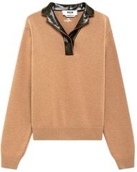 MSGM - Jersey De Manga Larga - Lyst