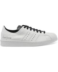 Y-3 - Superstar Perforated-Detail Logo Sneakers - Lyst