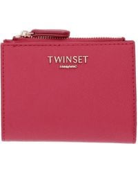 Twinset - Logo-Plaque Bifold Wallet - Lyst
