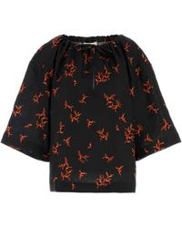 Fendi - Printed Linen Blouse - Lyst