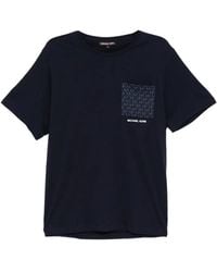 Michael Kors - Logo Monogram Pocket T-Shirt - Lyst