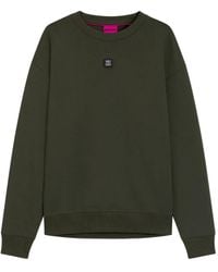 HUGO - Logo-Plaque Sweatshirt - Lyst