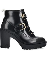 Liu Jo - 100Mm Leather Ankle Boots - Lyst