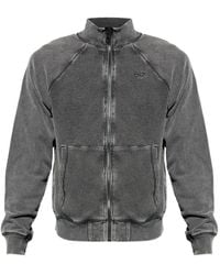 DIESEL - S-Wafy-Zip-Rag Sweatshirt - Lyst
