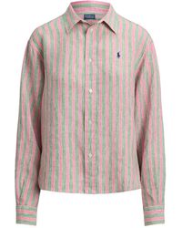 Polo Ralph Lauren - Striped Linen Shirt - Lyst
