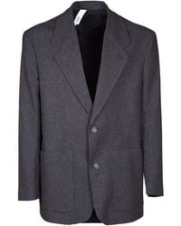 Hevò - Blazer Met Enkele Rij Knopen - Lyst