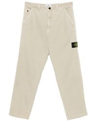Stone Island - Pantalon Chino À Patch Logo - Lyst